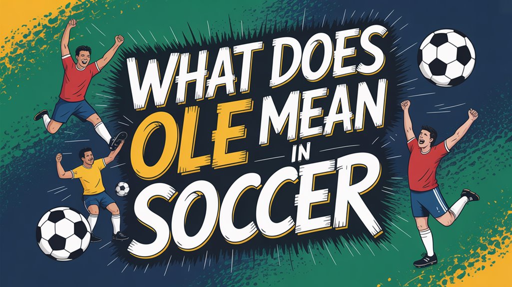 cheering expression in soccer