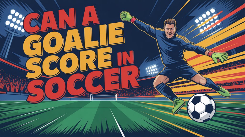 goalies can score goals