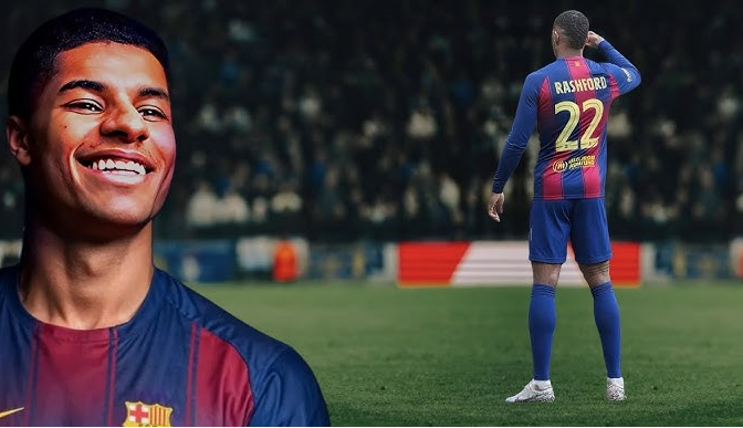 Rashford Makes First Barcelona Appearance