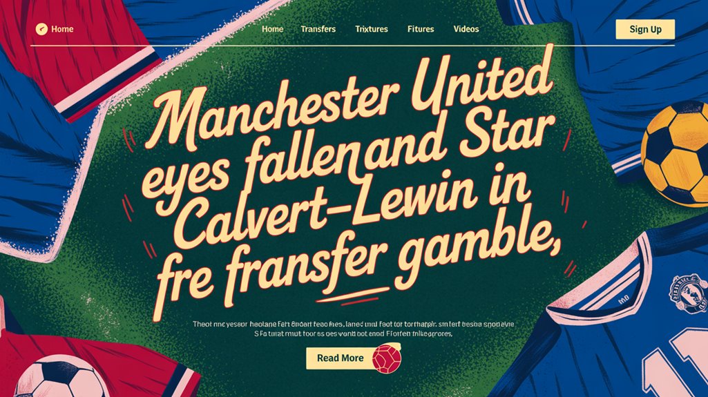 manchester united targets calvert lewin