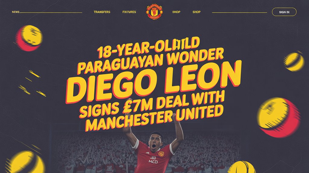 paraguayan teen joins manchester united