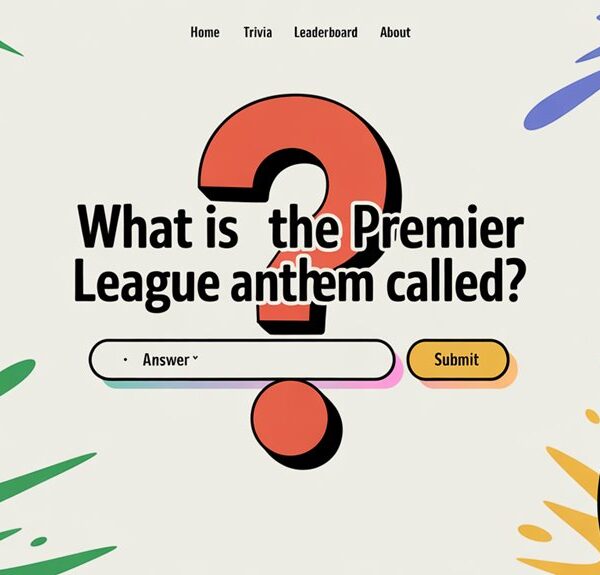premier league anthem name