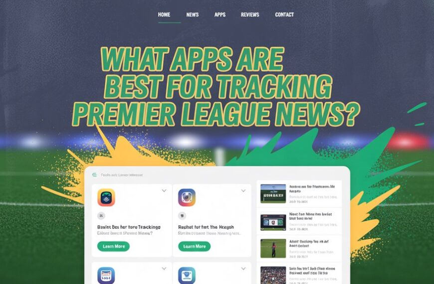 premier league news tracking apps
