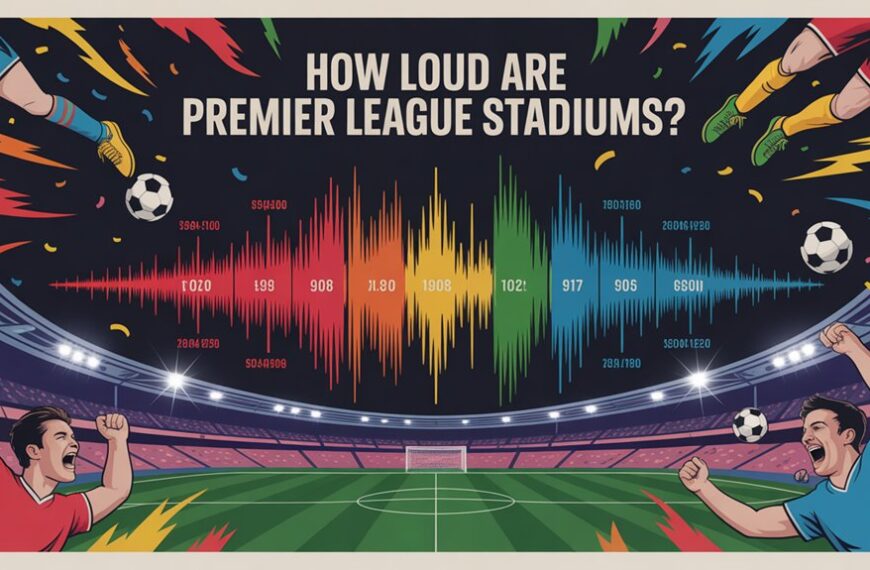 premier league stadium noise levels