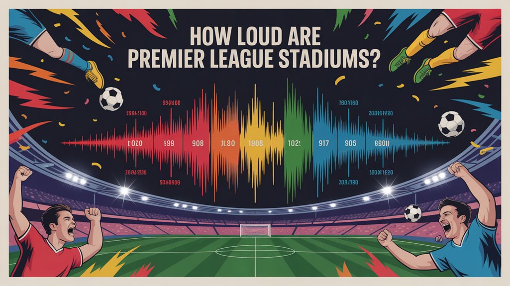 premier league stadium noise levels