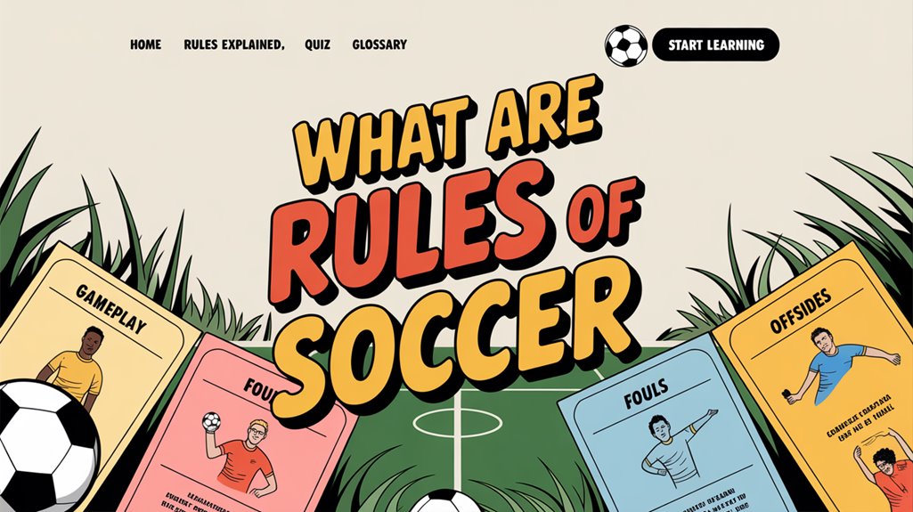 soccer game play regulations