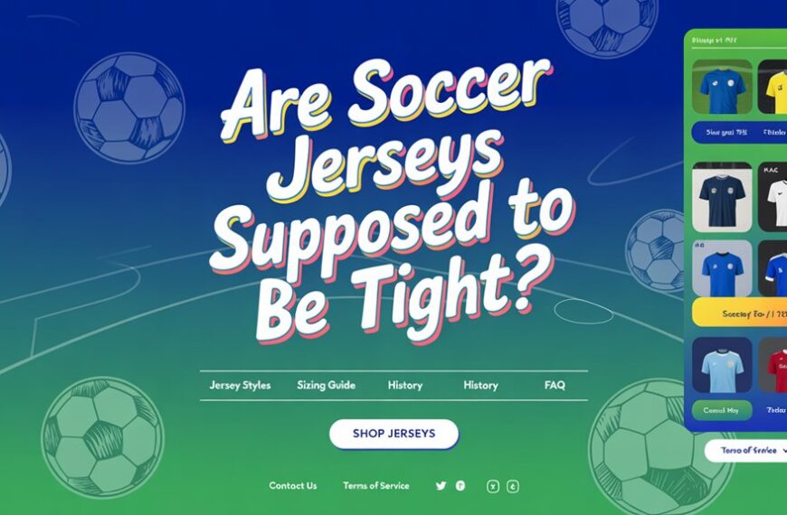soccer jerseys fit snugly