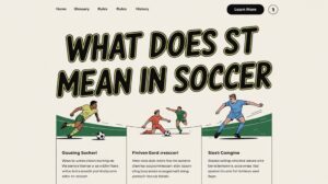 soccer terminology for striker