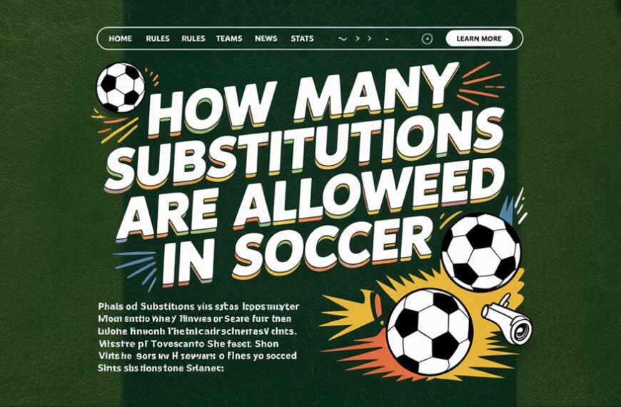 substitution rules in soccer