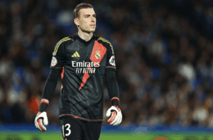League Giants Battle for Real Madrid's Frustrated Goalkeeper Andriy Lunin