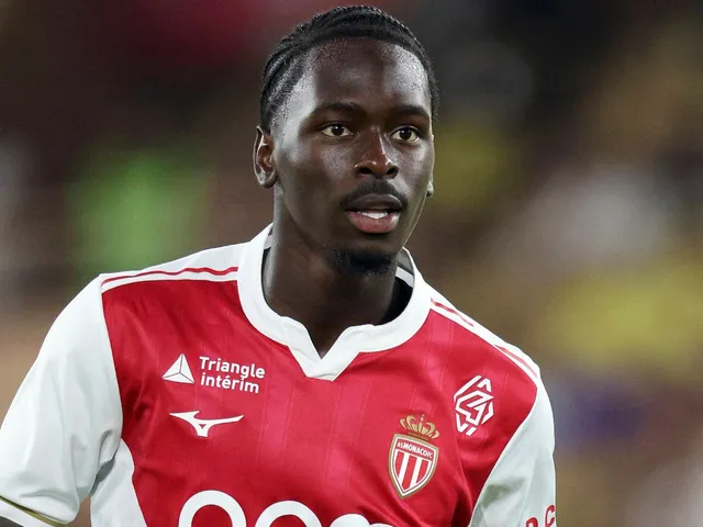 Soungoutou Magassa in action for Monaco ahead of €20m West Ham transfer 2025