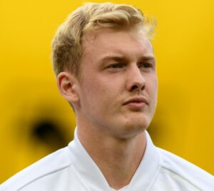 Julian Brandt playing for Borussia Dortmund during 2025 season