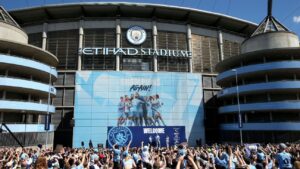 Kevin De Bruyne in Premier League match for Manchester City 2025