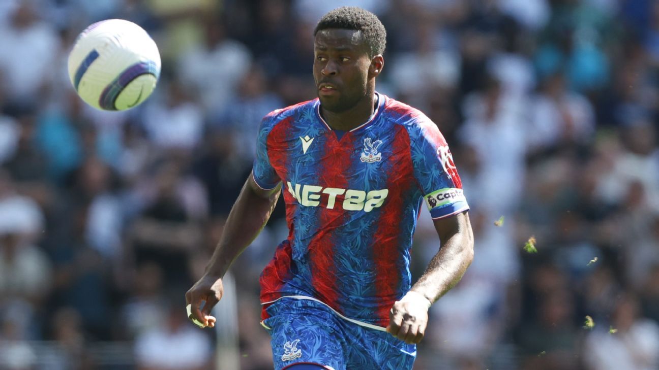 Marc Guéhi frustrated after Crystal Palace blocks Liverpool transfer - Premier League action photo