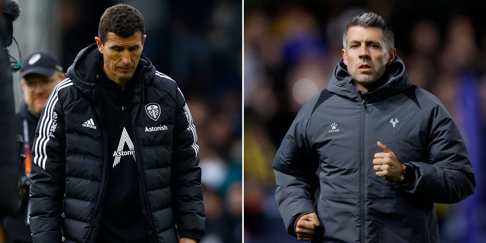 Javi Gracia celebrating on touchline during Watford reunion news 2025