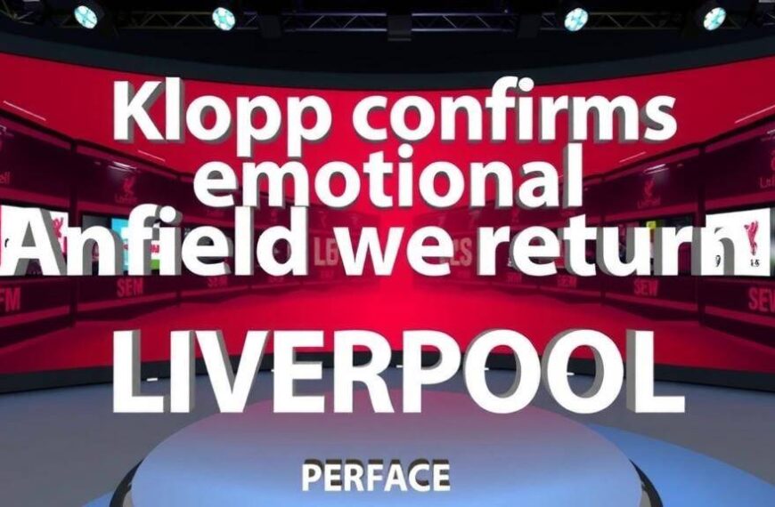 Featured image for: Klopp confirms emotional Anfield return for Liverpool Legends