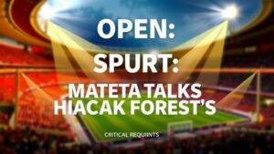 Featured image for: Spurs open Mateta talks to hijack Forest's £40m Palace bid
