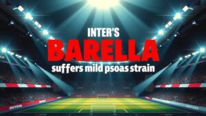 Featured image for: Inter’s Barella suffers mild psoas strain, out vs Dortmund