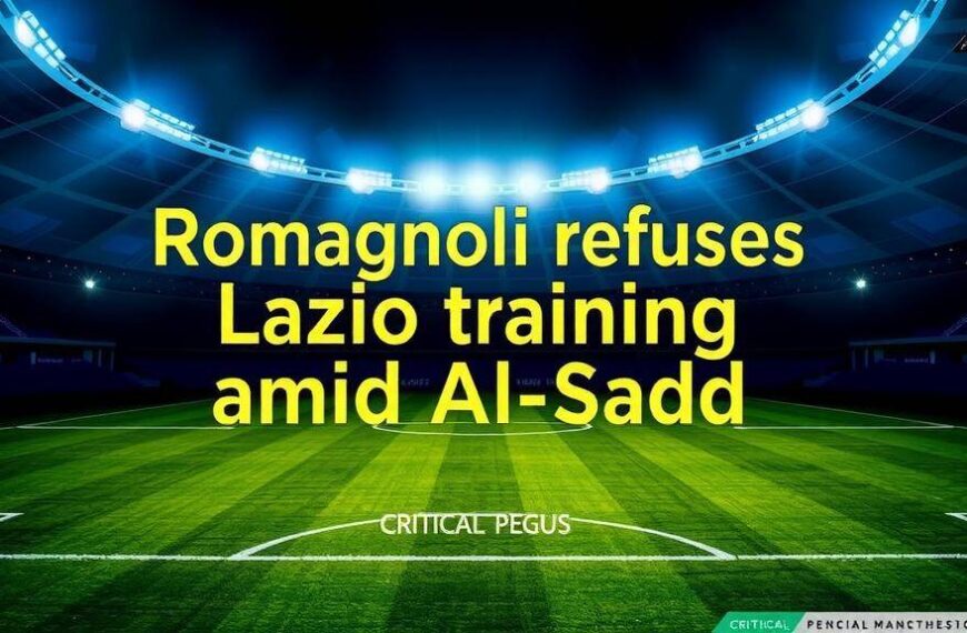 Featured image for: Romagnoli refuses Lazio training amid Al-Sadd transfer row