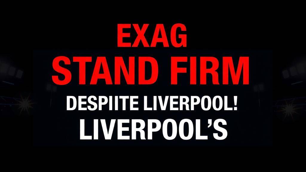 Featured image for: FSG Stand Firm on Slot Despite Liverpool's Mixed Form
