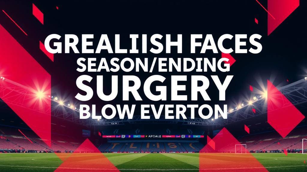 Featured image for: Grealish faces season-ending surgery blow at Everton