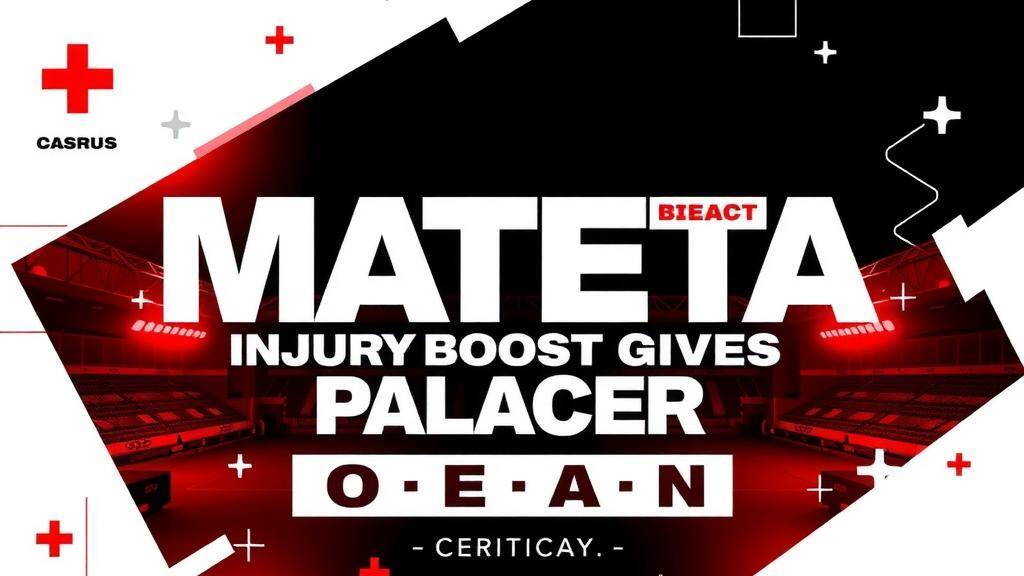Featured image for: Mateta injury boost gives Palace striker World Cup hope
