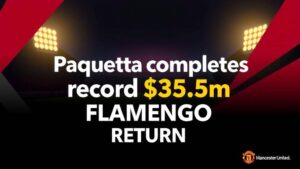 Featured image for: Paqueta completes record £35.5m Flamengo return after mental strain