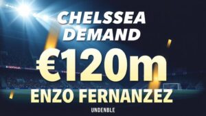 Featured image for: Chelsea demand €120m for Enzo Fernandez amid Real Madrid links