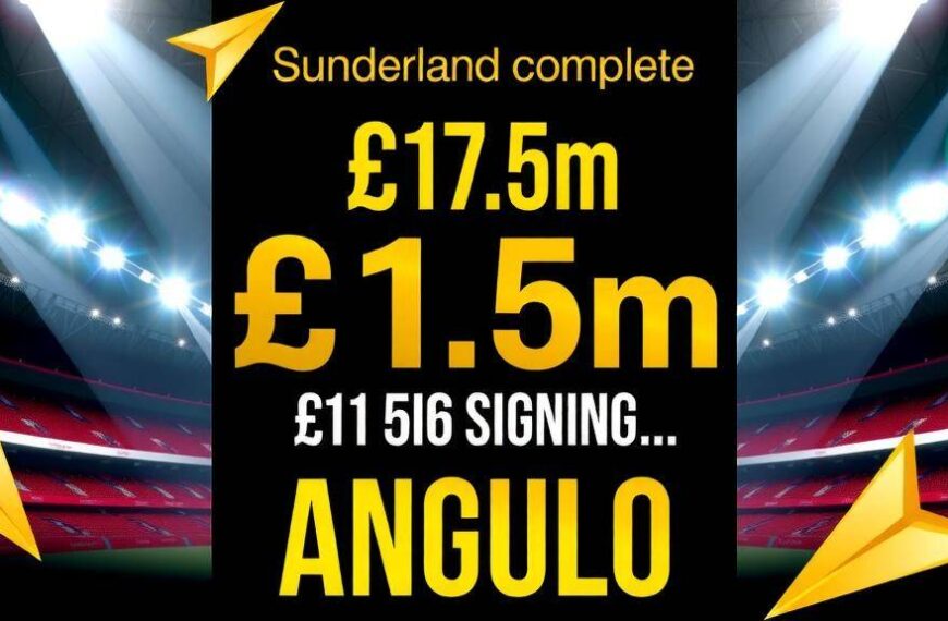 Featured image for: Sunderland complete £17.5m Angulo signing from Anderlecht