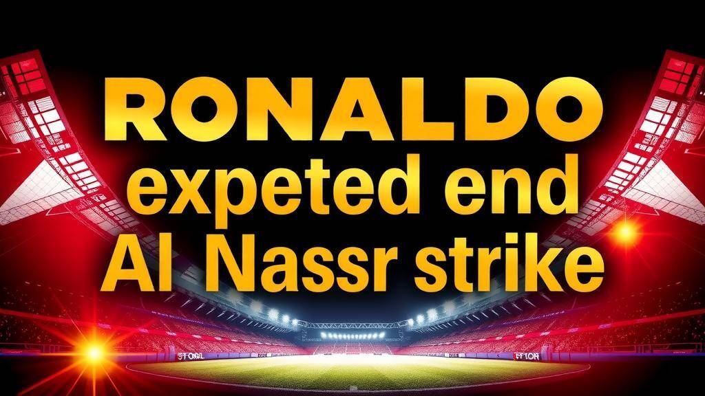 Featured image for: Ronaldo expected to end Al Nassr strike for crucial clash