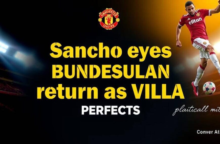 Featured image for: Sancho eyes Bundesliga return as Villa loan set to end