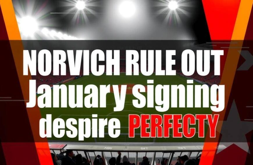 Featured image for: Norwich rule out January signing despite Amass injury blow