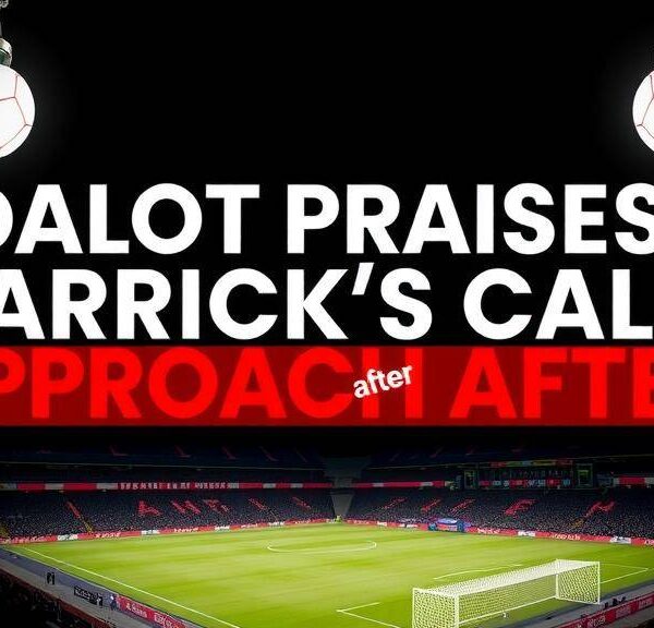 Dalot praises Carrick’s calm approach after United revival