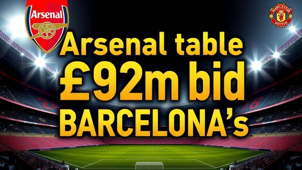 Featured image for: Arsenal table £92m bid to hijack Barcelona's Alvarez pursuit