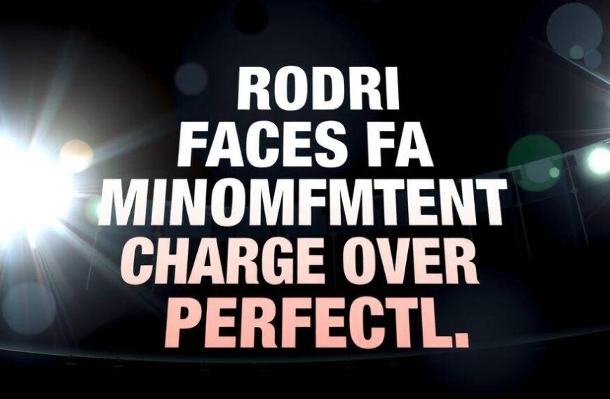 Featured image for: Rodri faces FA misconduct charge over referee neutrality claims