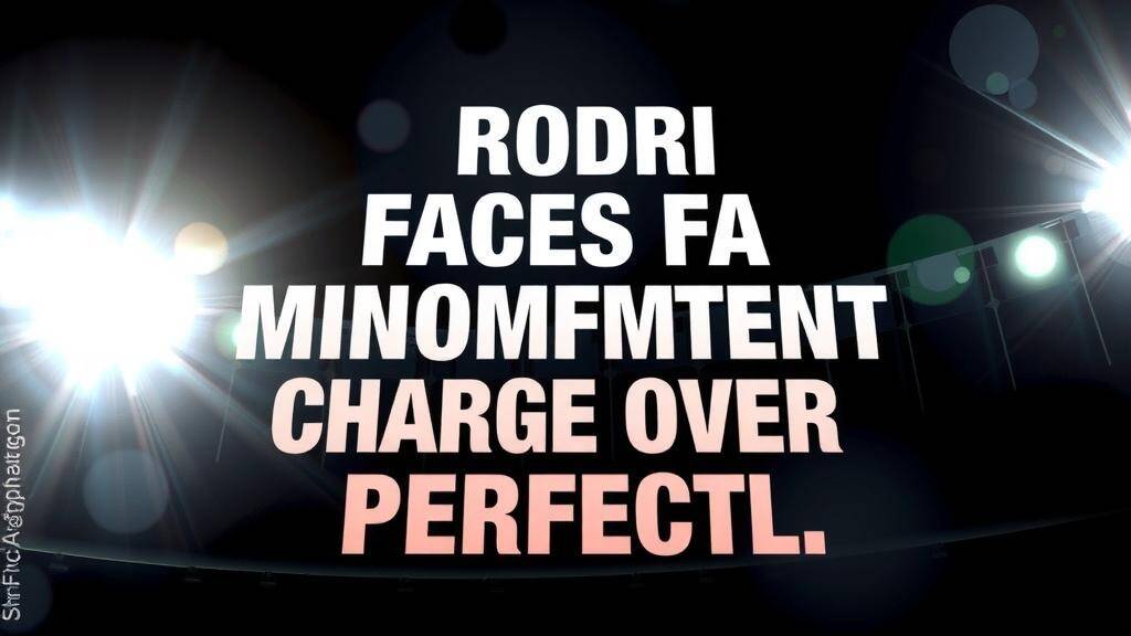 Featured image for: Rodri faces FA misconduct charge over referee neutrality claims