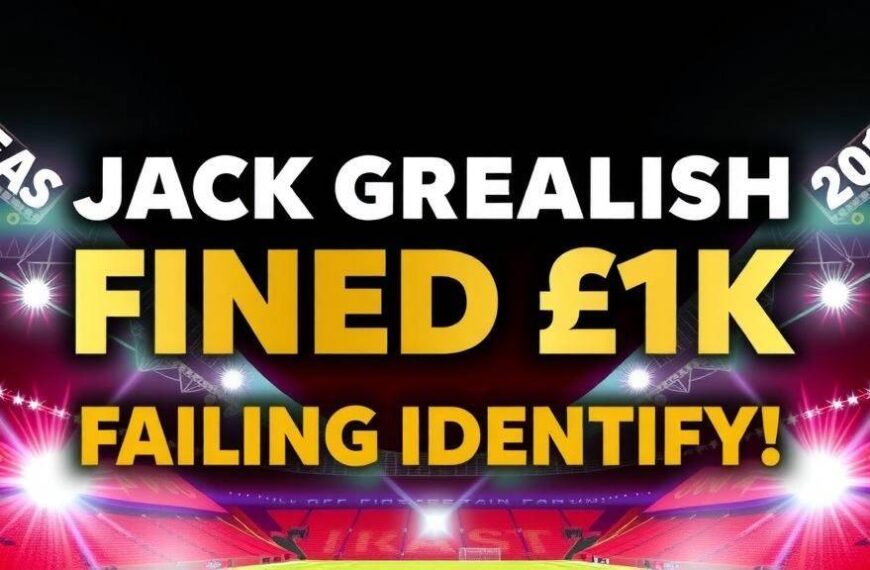 Featured image for: Jack Grealish fined £1k for failing to identify driver