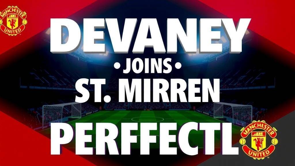 Featured image for: Devaney joins St Mirren on loan after captaining United U21s
