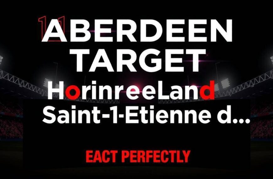 Featured image for: Aberdeen target Horneland after Saint-Etienne departure