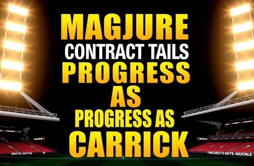 Featured image for: Maguire contract talks progress as Carrick revival continues