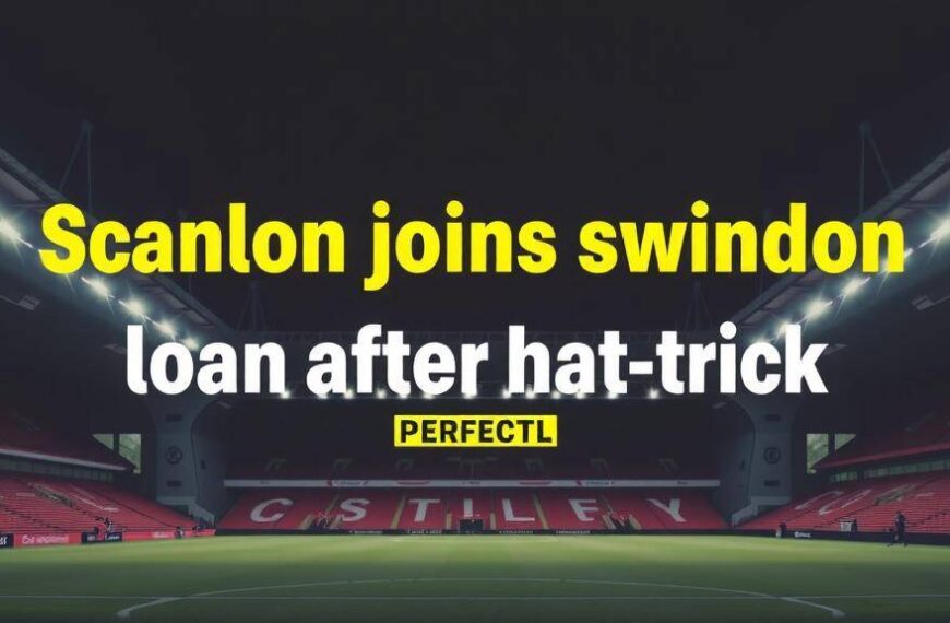 Featured image for: Scanlon joins Swindon on loan after hat-trick heroics