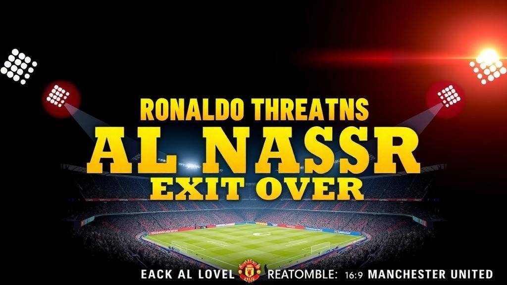Featured image for: Ronaldo threatens Al Nassr exit over transfer policy row