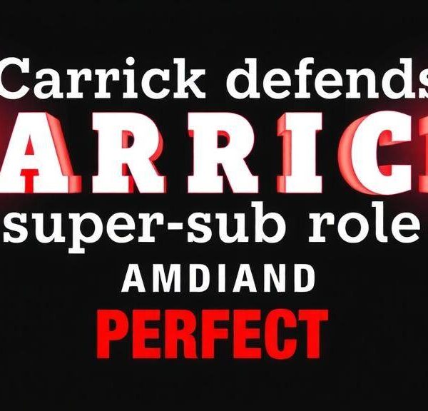 Featured image for: Carrick defends Sesko's super-sub role amid starting calls