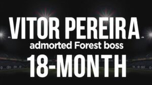 Featured image for: Vitor Pereira appointed Forest boss on 18-month deal