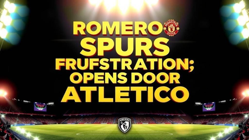 Featured image for: Romero's Spurs frustration opens door for Atletico Madrid move