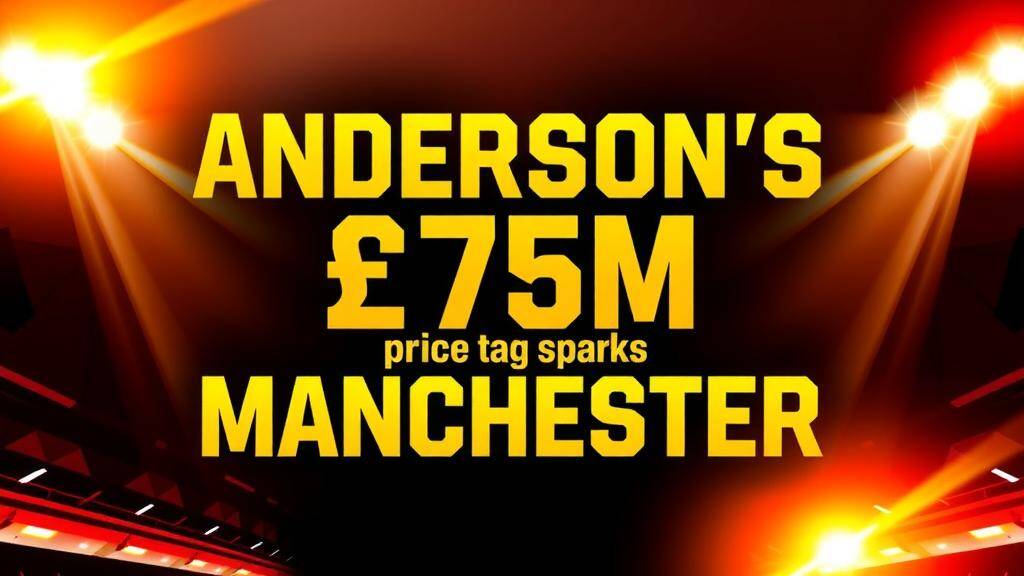 Featured image for: Anderson's £75m price tag sparks Manchester derby transfer war