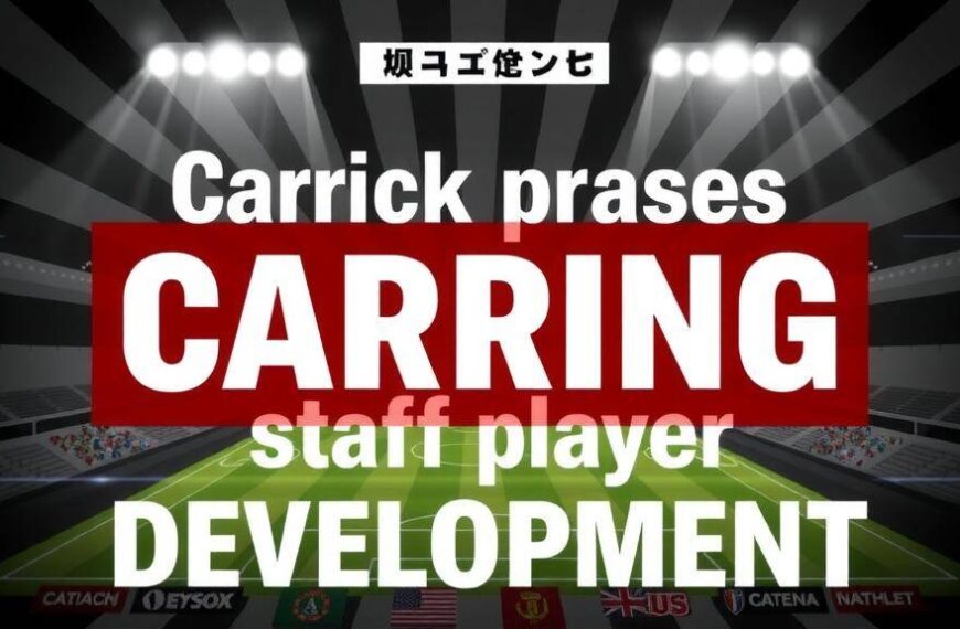 Featured image for: Carrick praises coaching staff for player development work