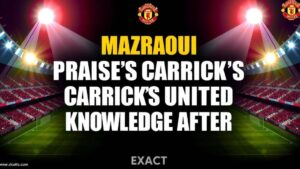 Featured image for: Mazraoui praises Carrick's United knowledge after coaching switch