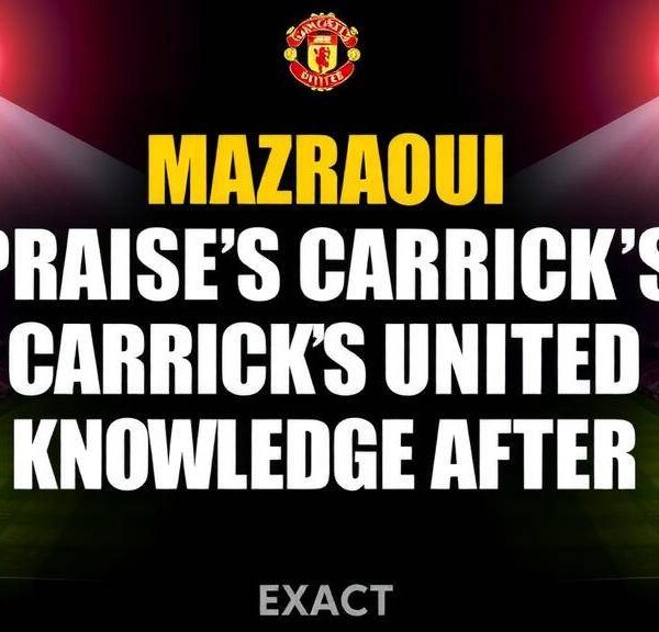 Mazraoui praises Carrick’s United knowledge after coaching switch