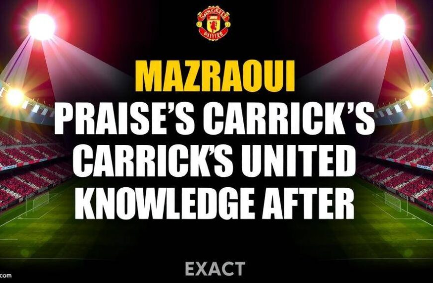 Featured image for: Mazraoui praises Carrick's United knowledge after coaching switch